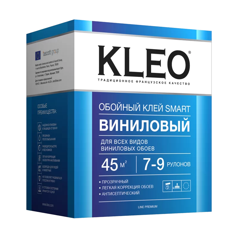 Клей для виниловых обоев KLEO SMART 7-9 200 грамм