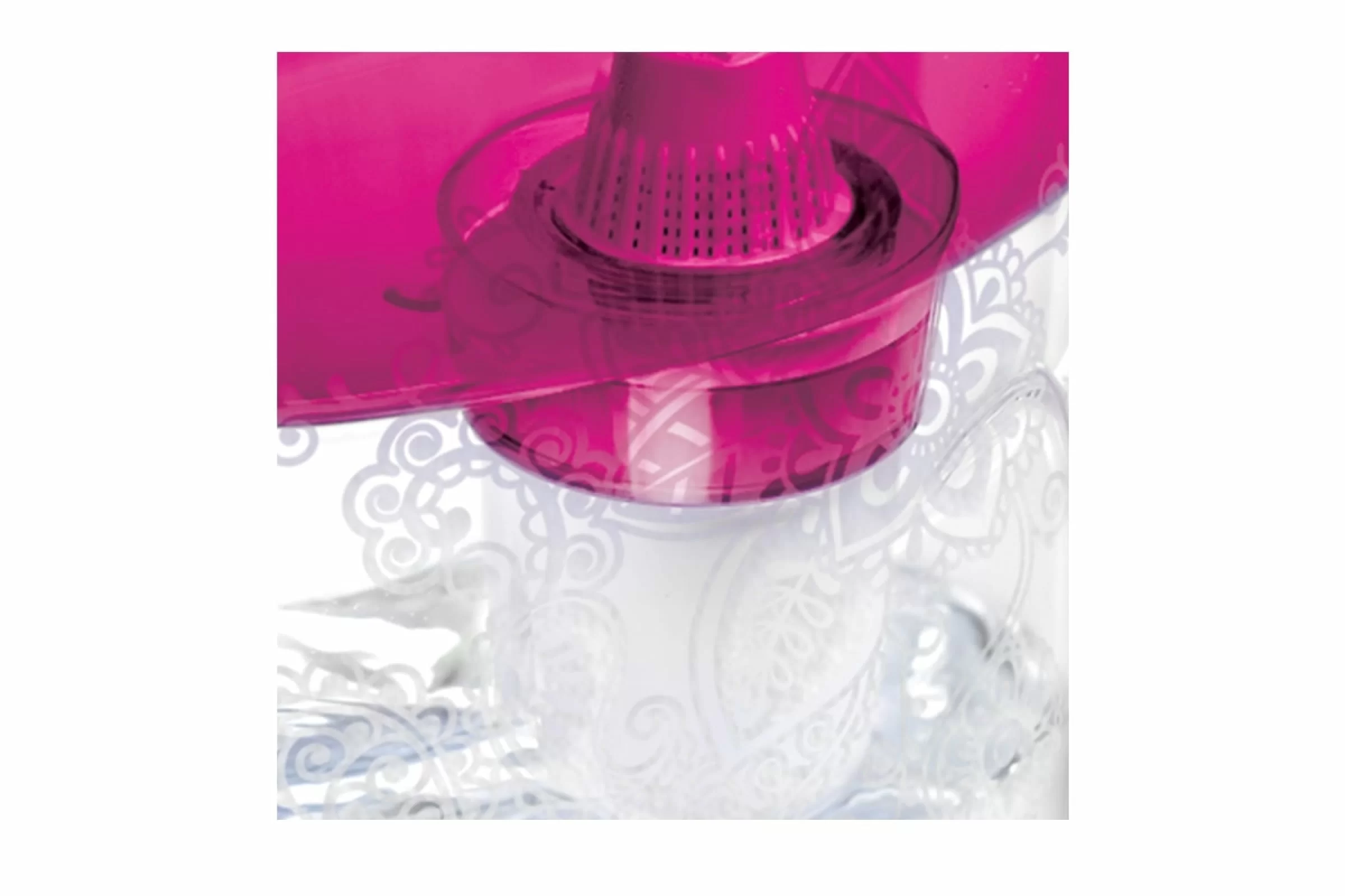 Водоочиститель кувшин Барьер Танго 2.5 л пурпурный с узором
